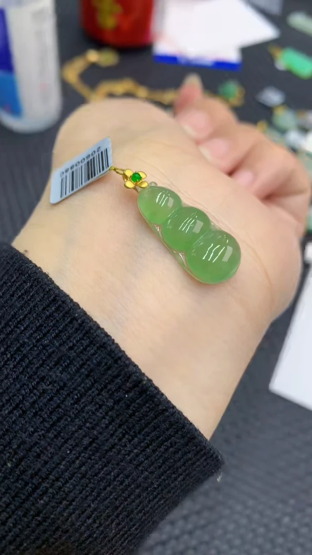 【闪购商品】翡翠颈饰18K金镶嵌            8