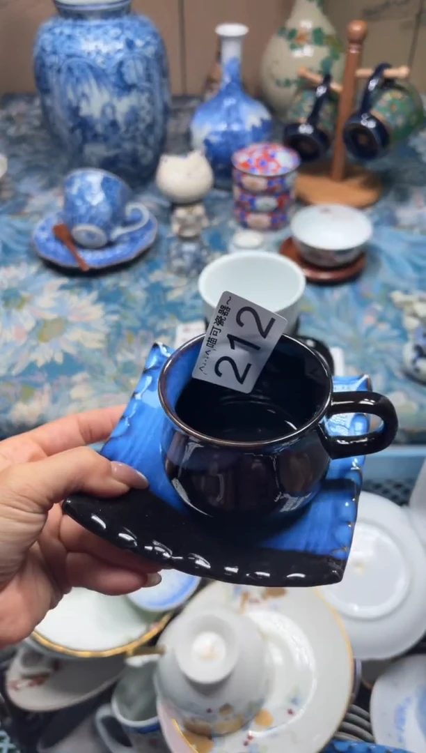 手工艺品钧瓷赭*212