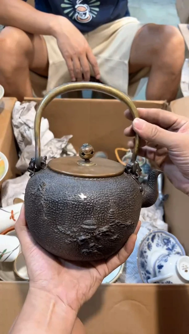 A4977中古瓷器 茶器周边/1瑕