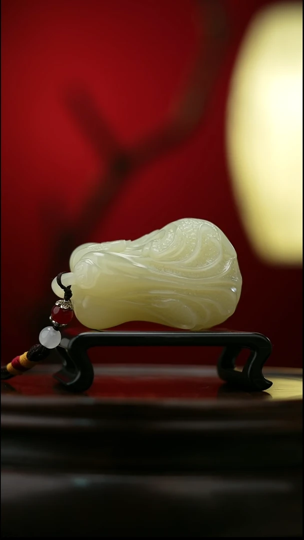 玉【手握百财】天然玉石手把件