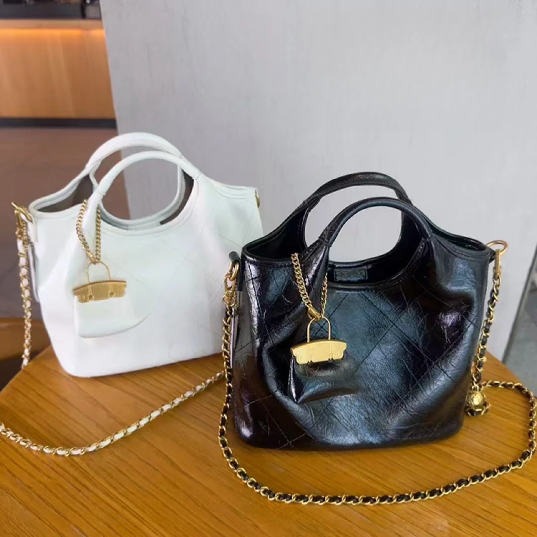 新款时尚轻奢女包 树林款老钱包包 手提单肩子母包水桶包