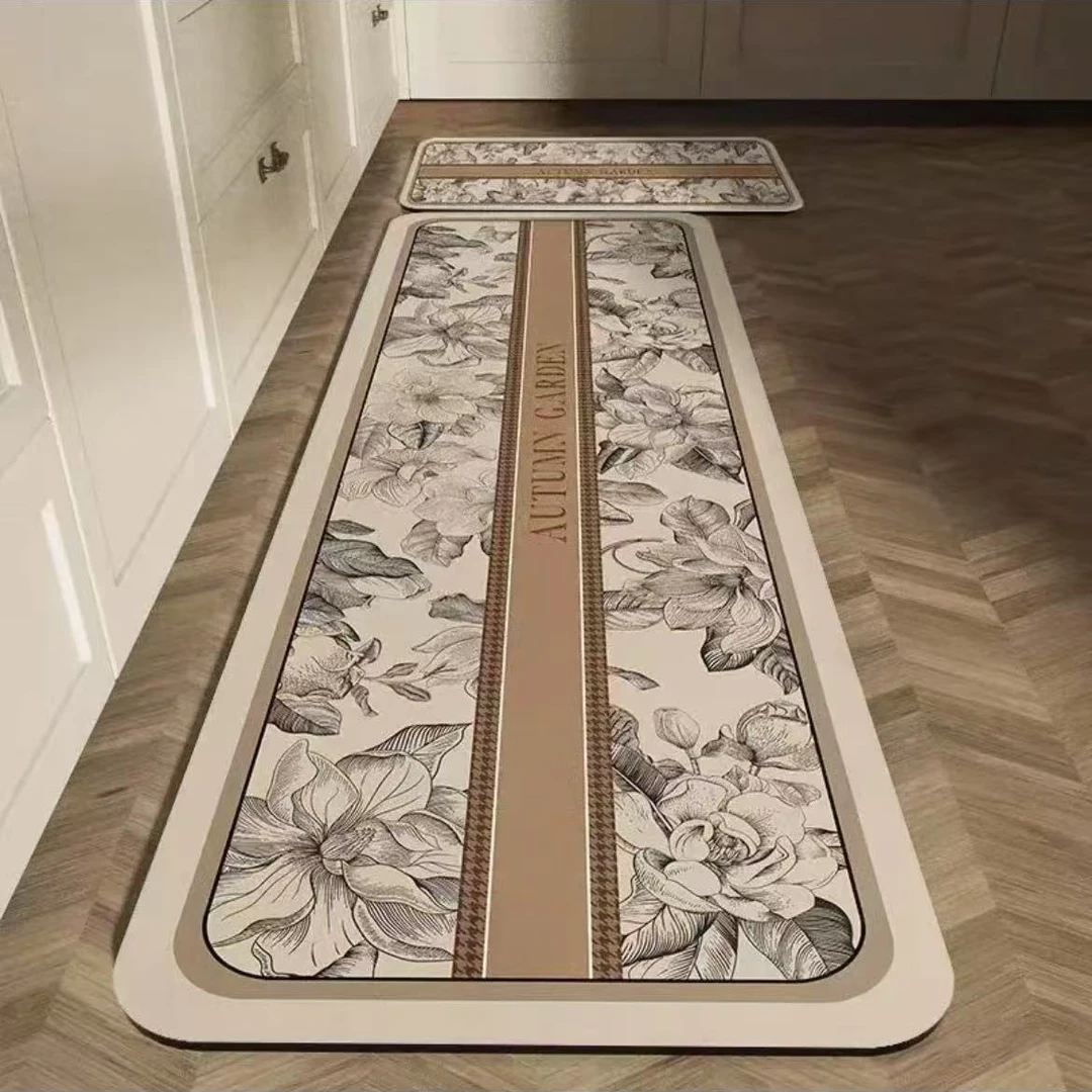 梦落曼系列厨房地垫家用防滑耐磨吸水家用脚垫