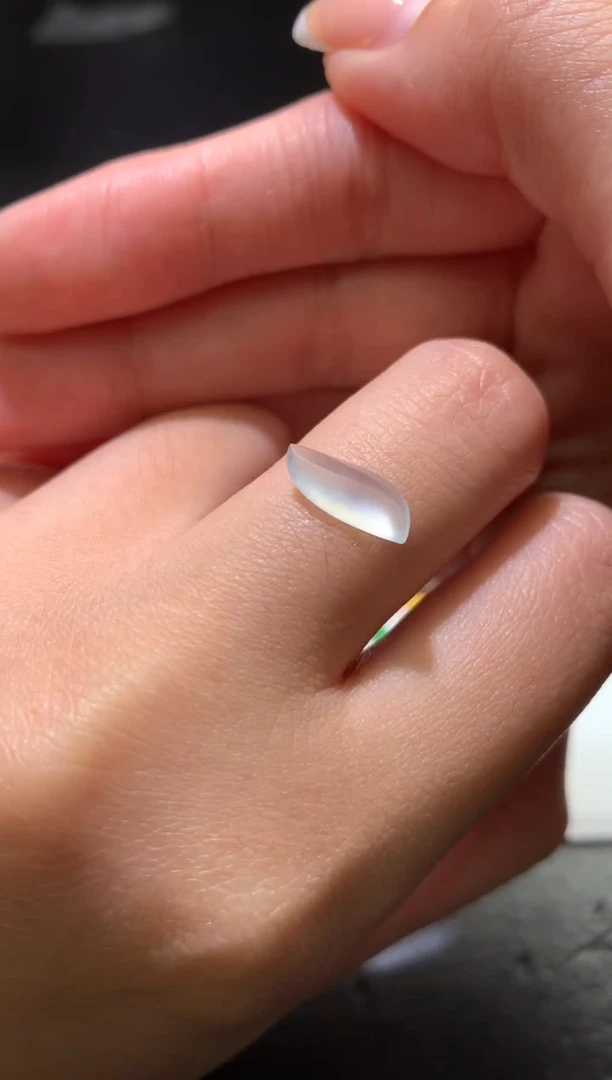 未镶嵌定制翡翠毛货 12-4.9-3.3