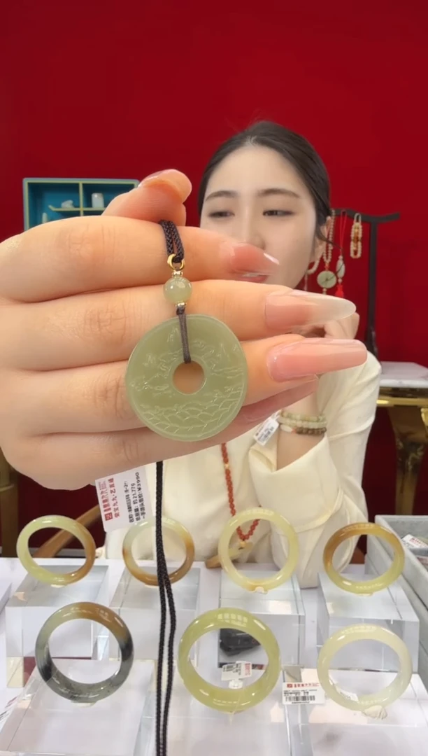 项链未镶嵌和田玉闪购项链