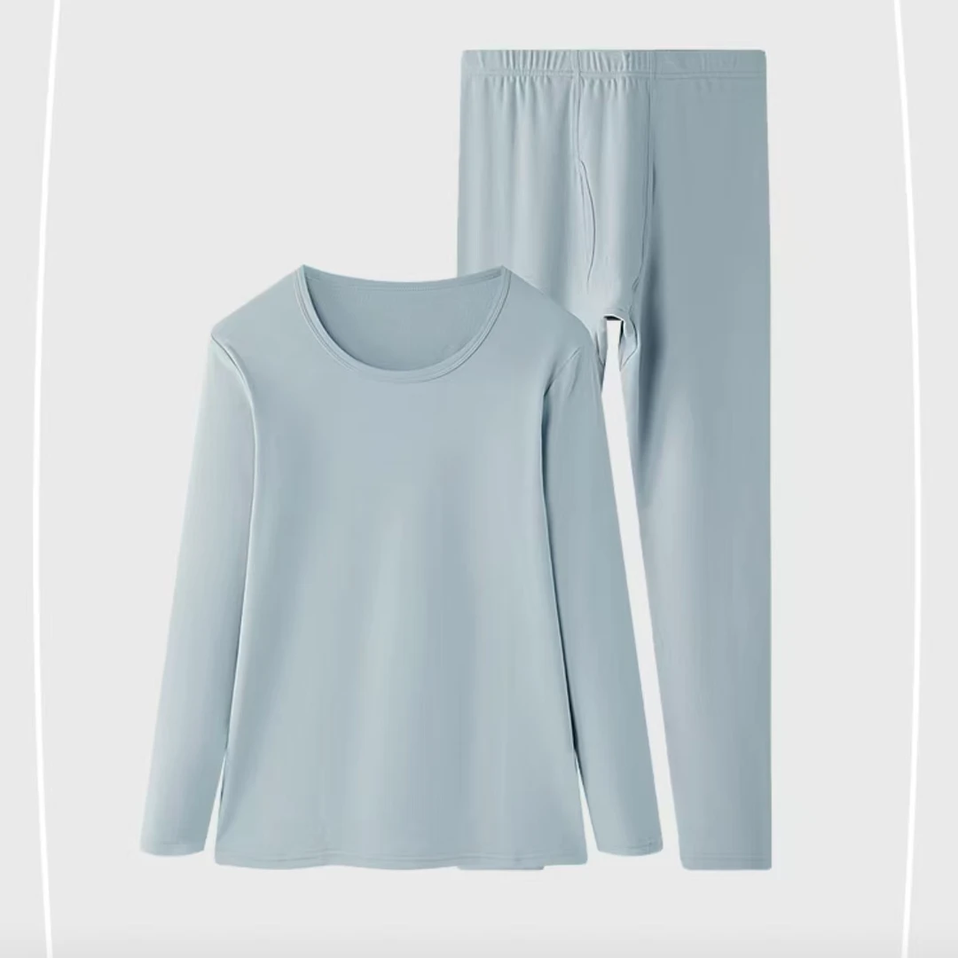 【198】男士圆领长袖内衣套装JHS