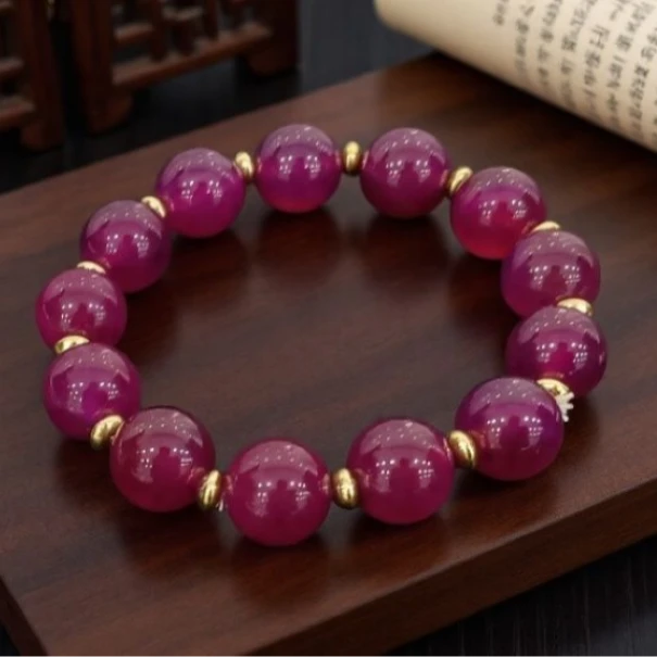 非金属塑料手镯 【官方正品XY】葡萄紫古典大气手串