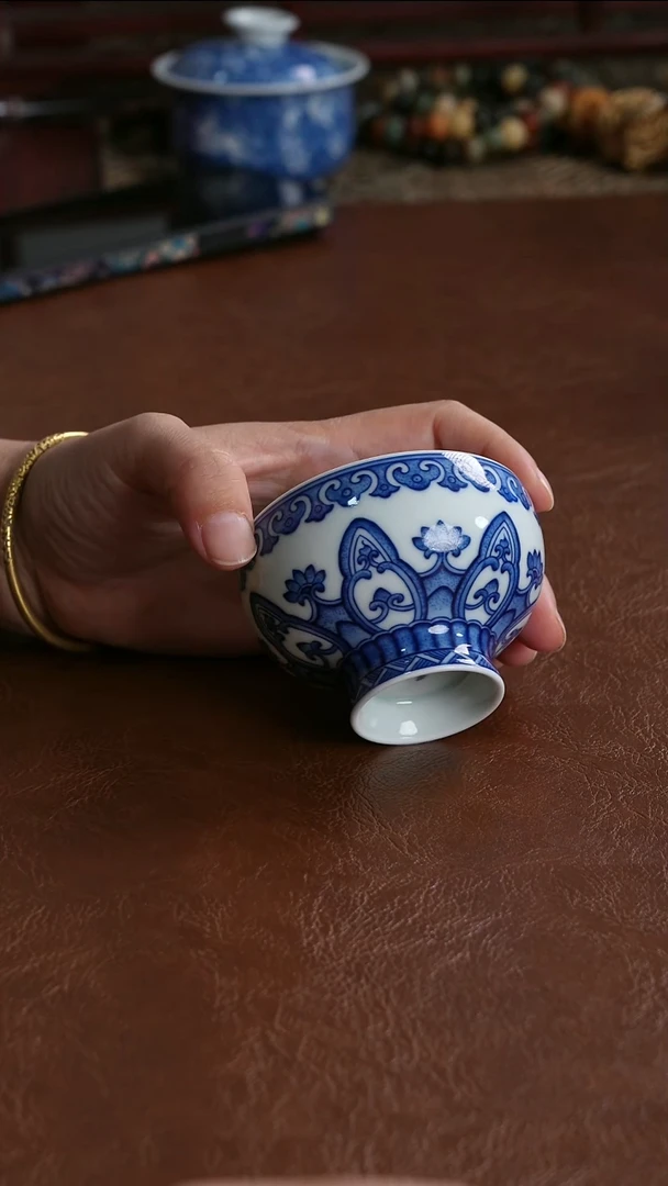 景德镇高端茶器手绘手工陶瓷茶具