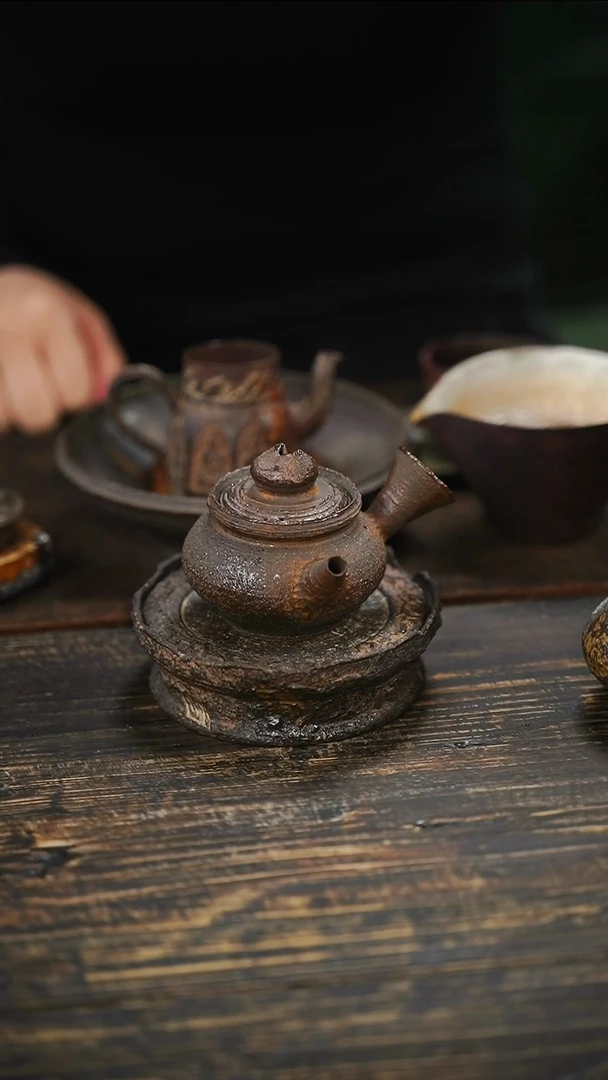 全手工制作 南蛮侧把壶100c'c