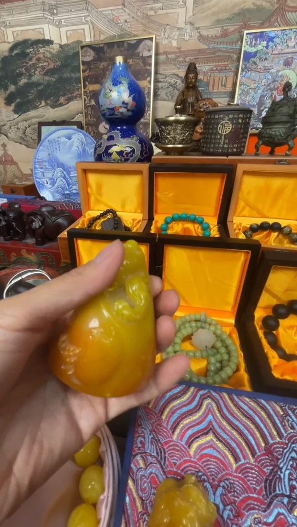 未镶嵌颈饰琥珀宠粉链接辉辉精选寿山