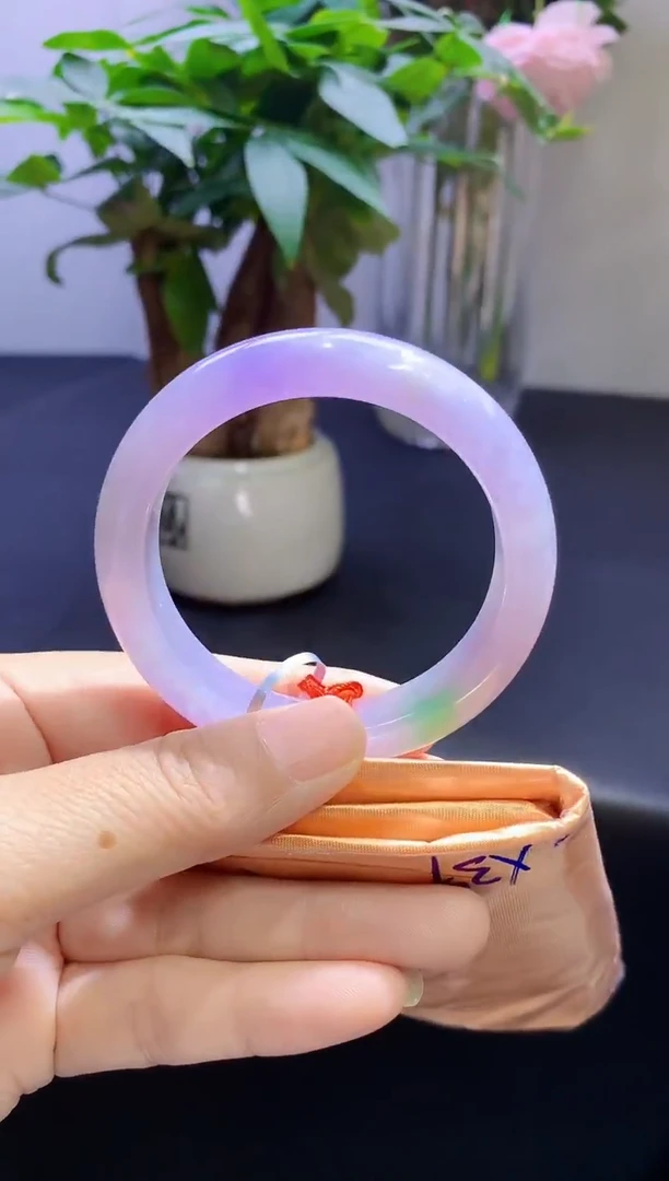 未镶嵌手镯翡翠强推！翡翠手镯圈口51.4-t106