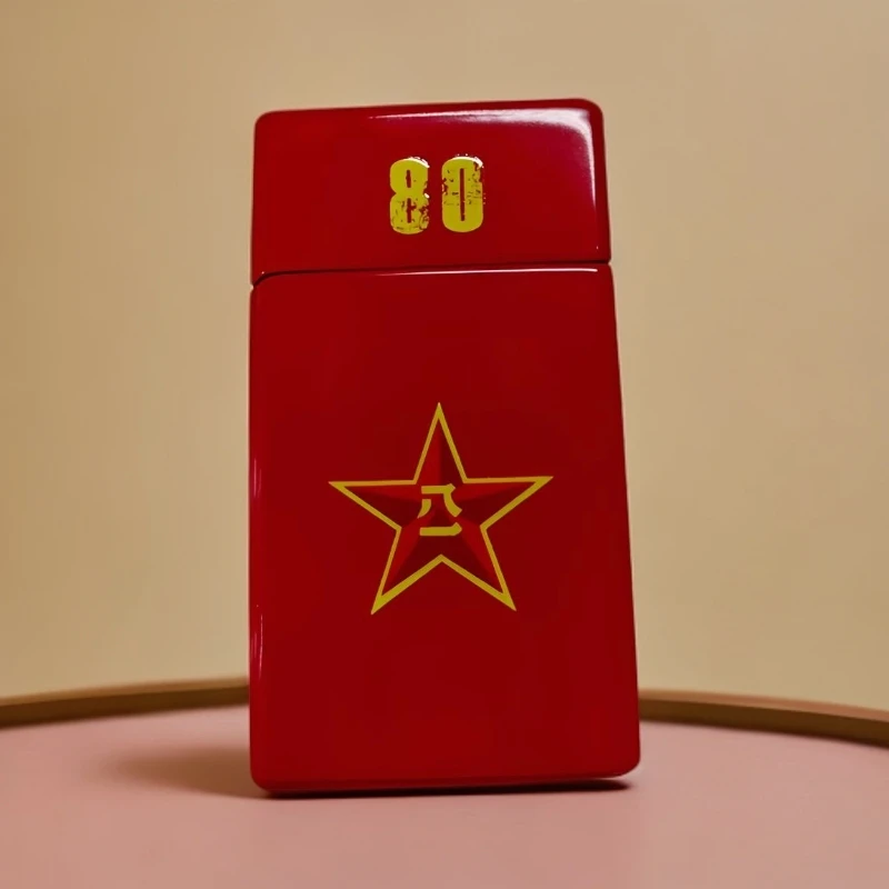 创意经典款翻盖防风火机蓝色直冲火焰全打火机送给男朋友专属定制