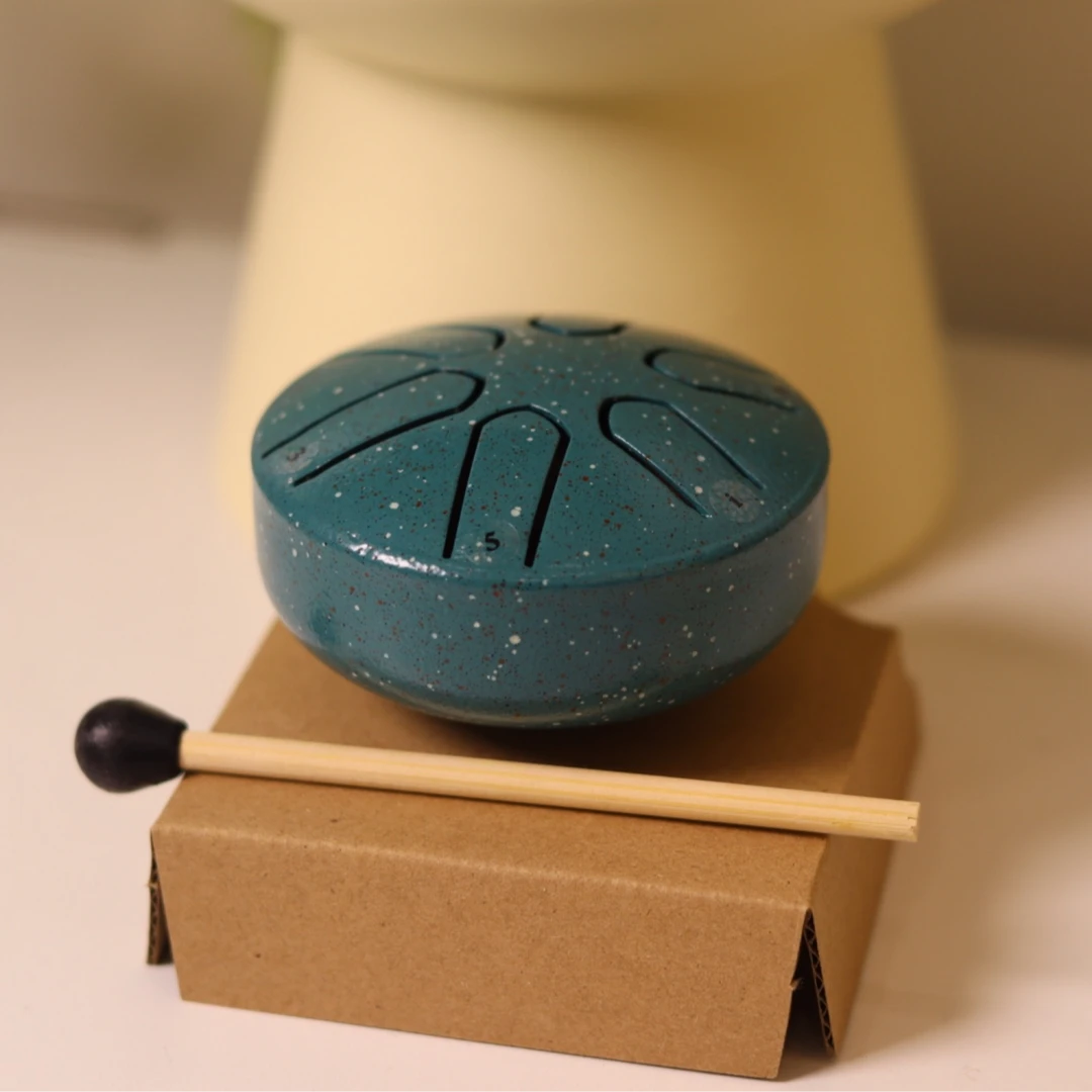 3寸6音迷你空灵鼓敲击空灵鼓乐器mini入门简单口袋乐器玩具