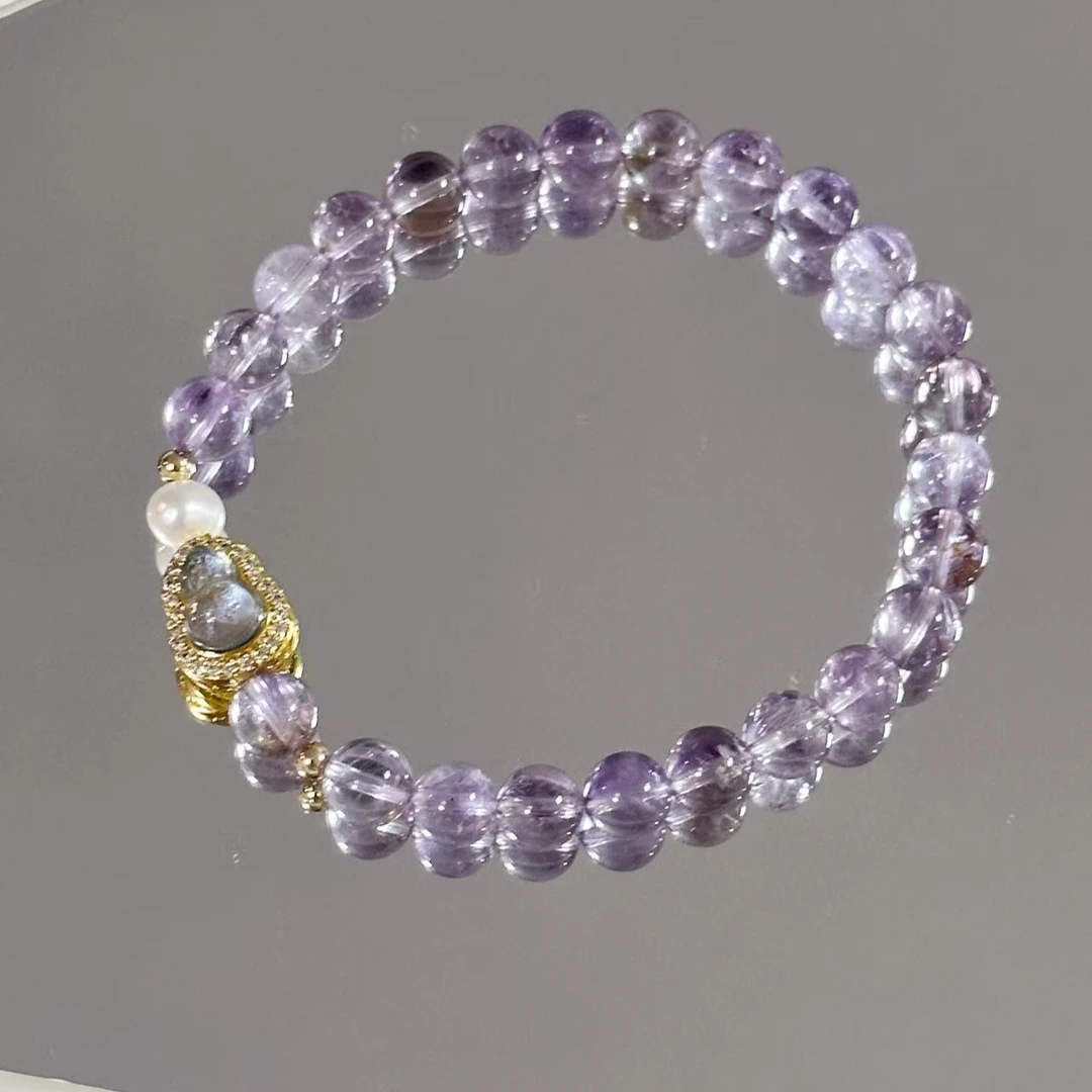 合金手链 [紫葫芦]原创紫水葫芦手串