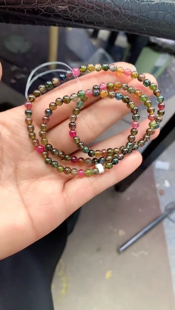 未镶嵌手串碧玺多样性发一条