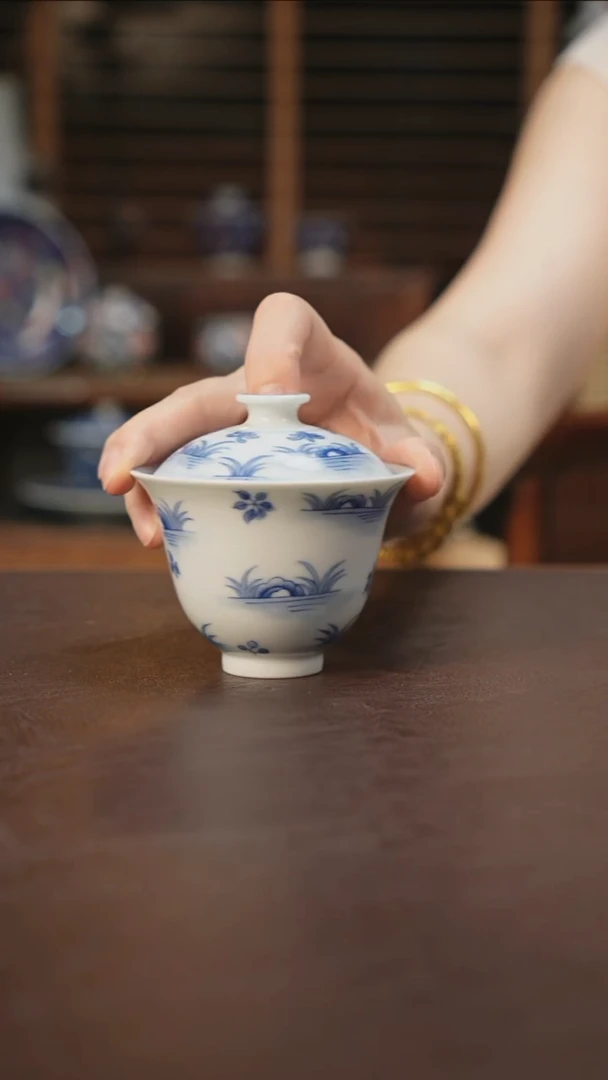 杯景德镇陶瓷杯碗柴烧多人F66