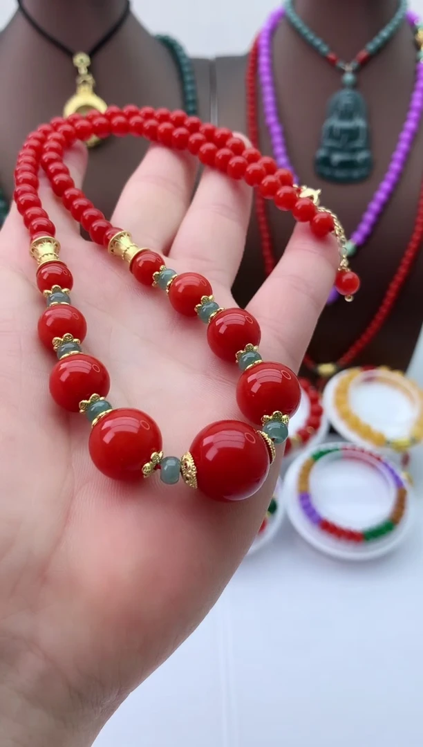 【闪购商品】翡翠颈饰14K金镶嵌D269项链