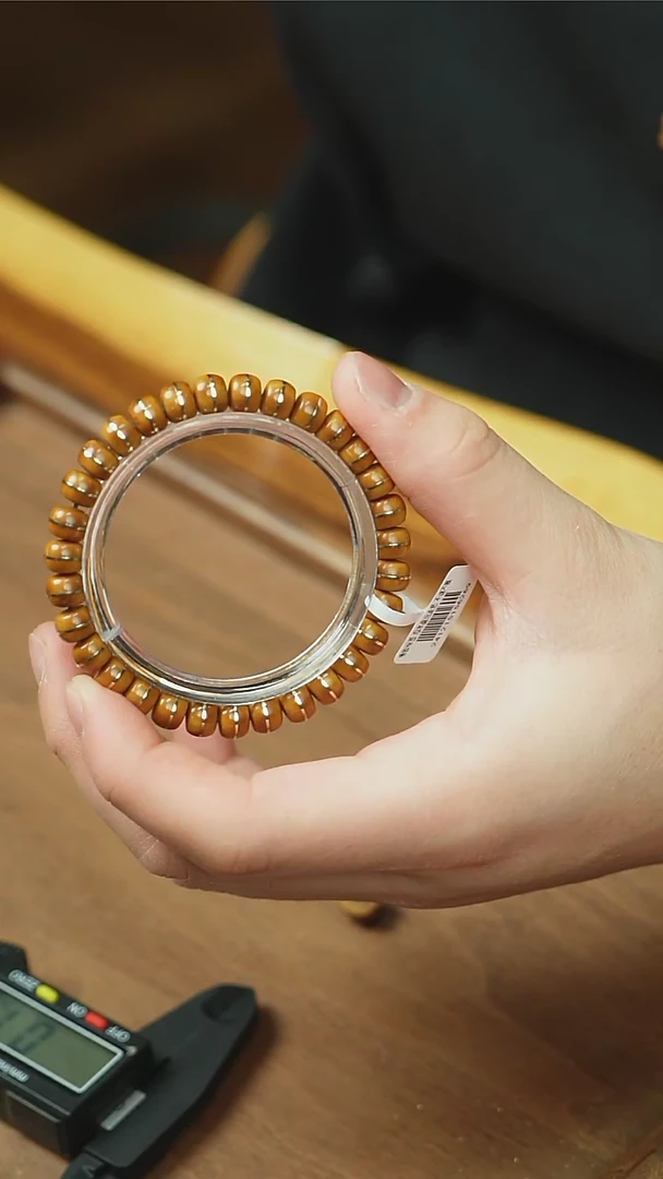 【闪购商品】紫金鼠手串6269黄皮实心一线天老型8x6