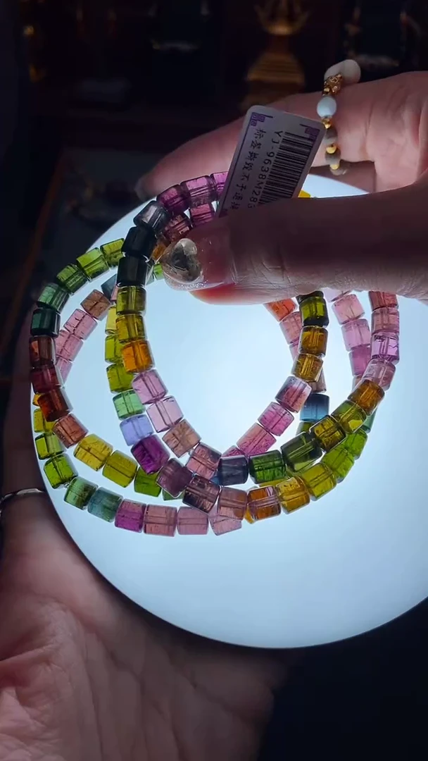 【闪购商品】碧玺手串未镶嵌S51931碧玺直切手串17多样性发一