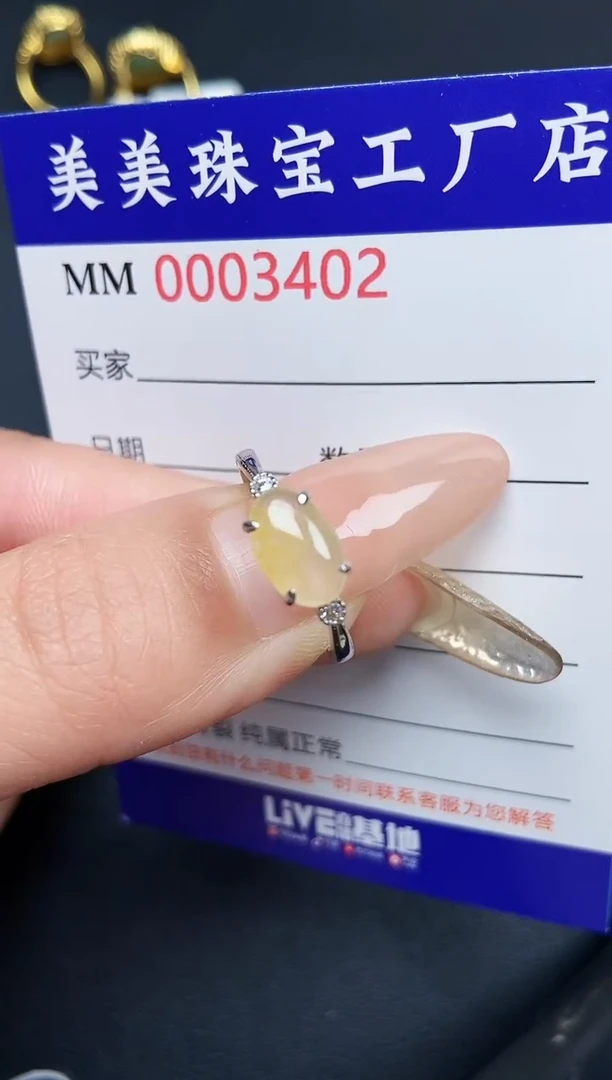 【闪购商品】翡翠颈饰银S925镶嵌3402
