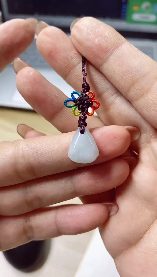 翡翠未镶嵌颈饰1天然缅甸翡翠A货手机挂