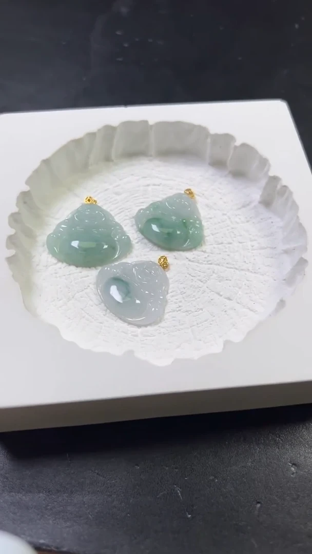 吊坠(不含链)未镶嵌翡翠佛公多样性发一