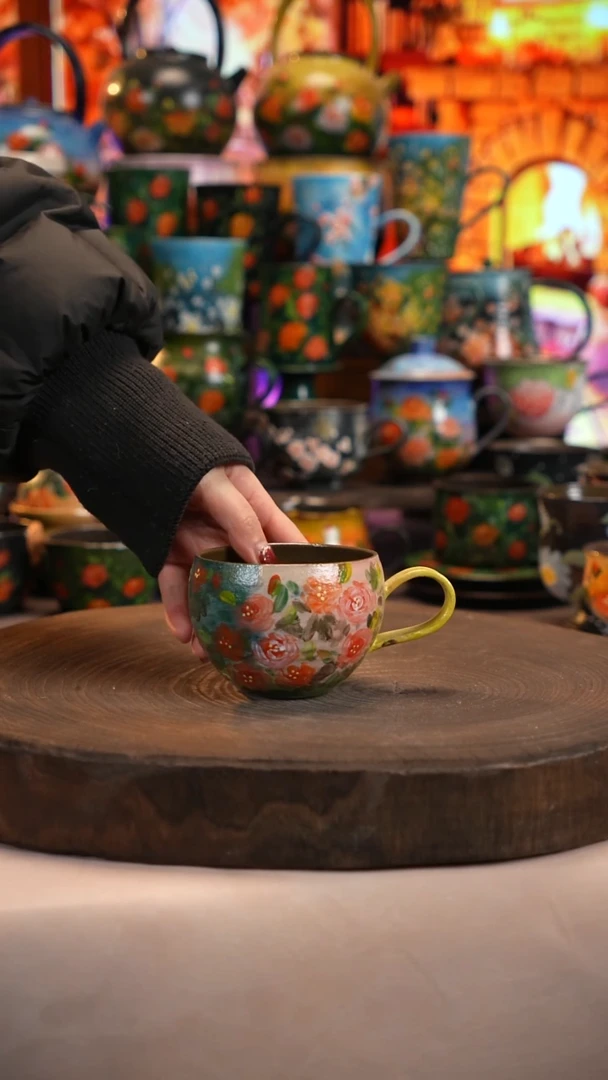 油画   釉下彩   杯子