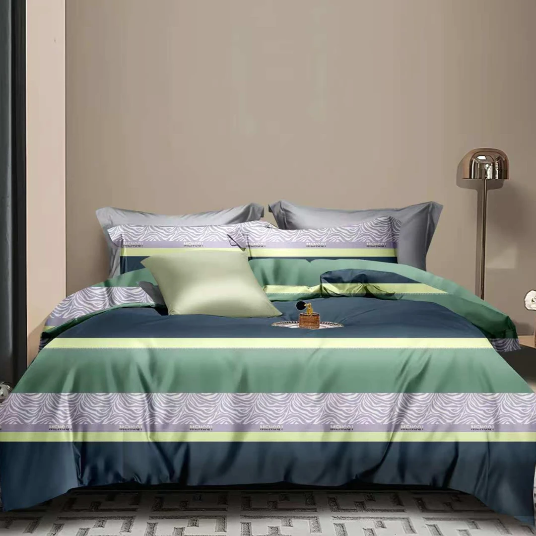 不老的爷爷ts亲肤简约款舒适印花加厚棉单被套zb轻奢33