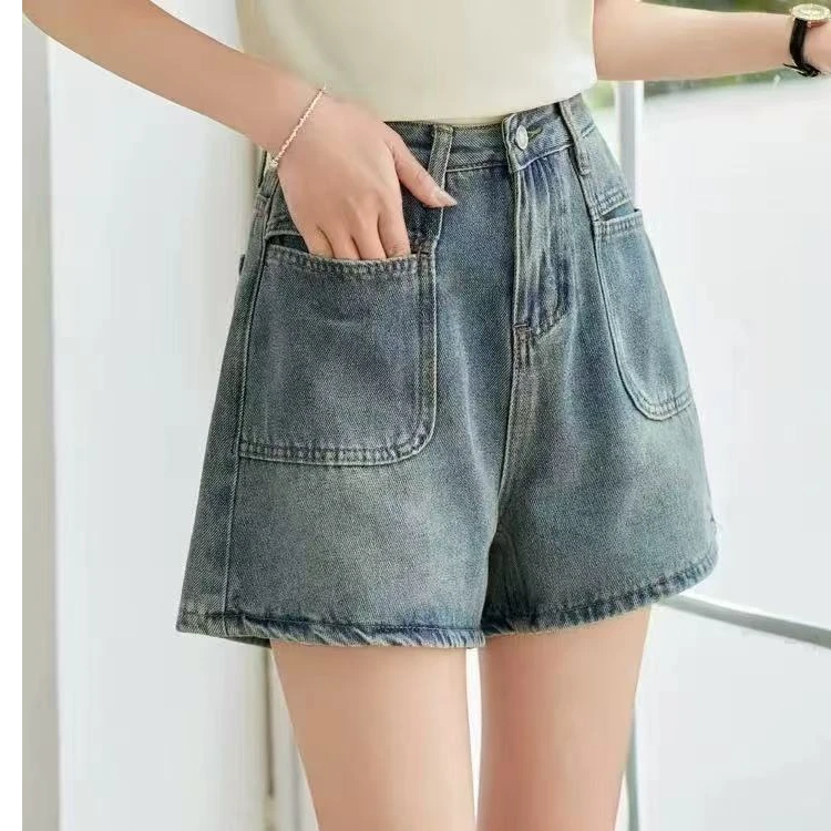 2025新款夏季爆单复古牛仔裤