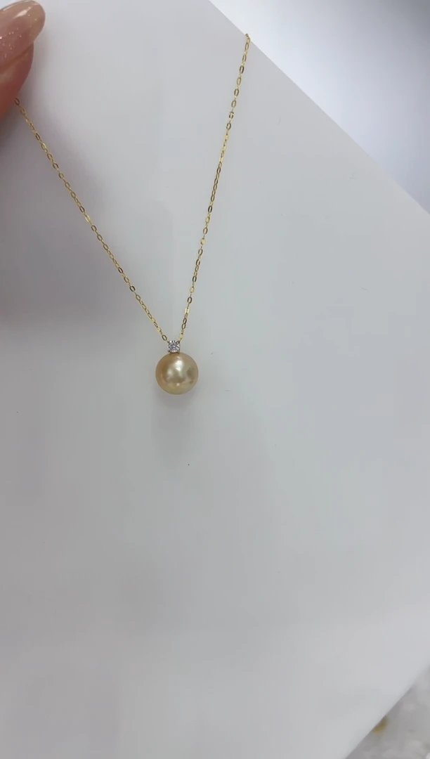 【闪购商品】海水珍珠DA18K金镶嵌吊坠 11 SS178