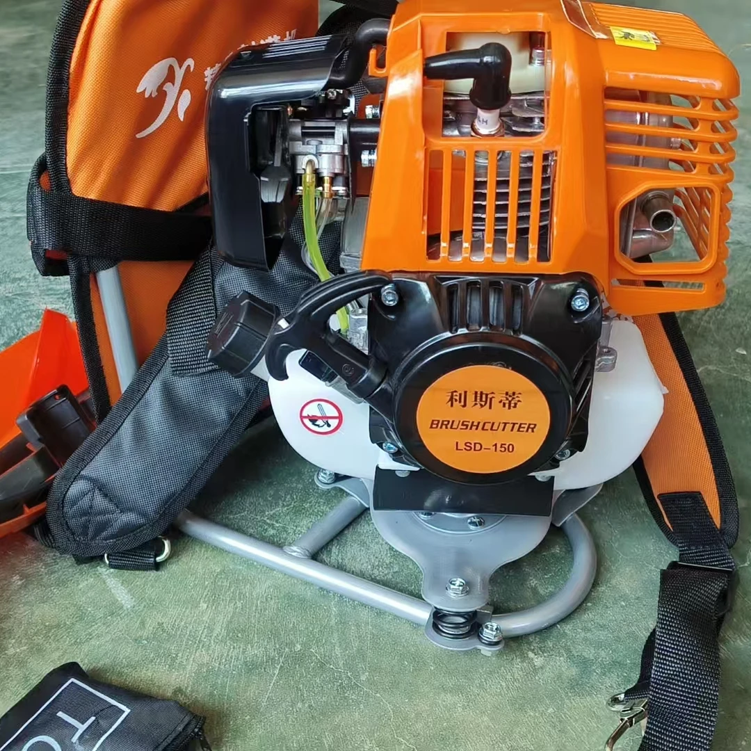 利斯蒂背负式四冲程割草机全套大礼包橘黑款