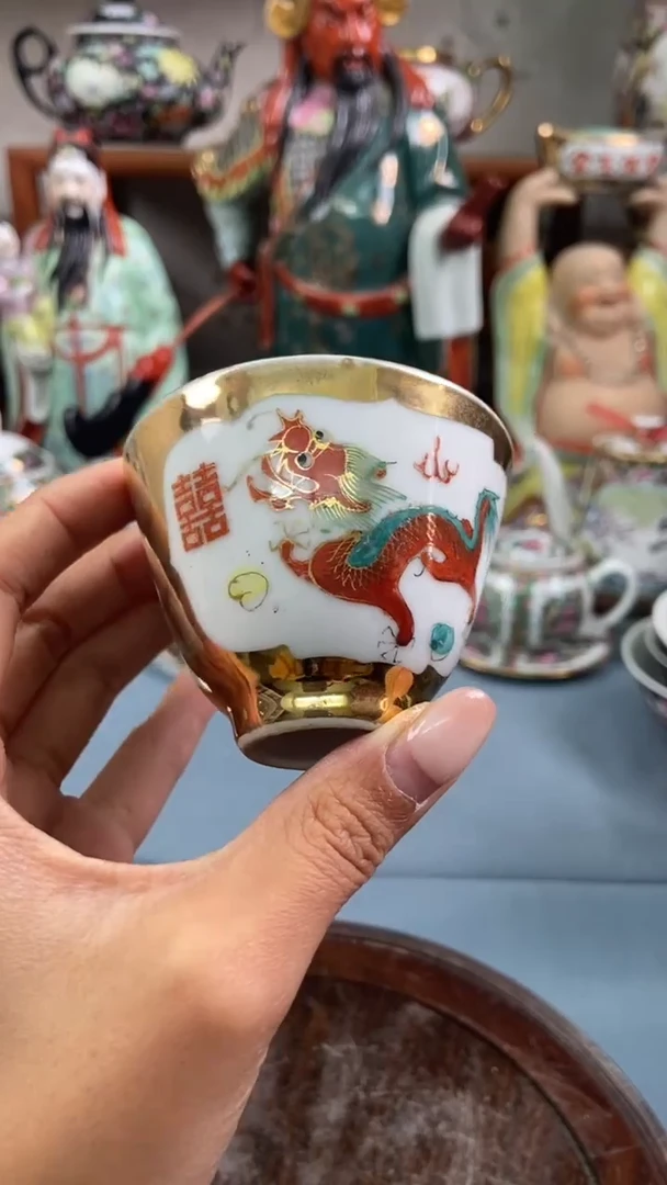瓷片微瑕慎拍景德镇窑老厂瓷器单件