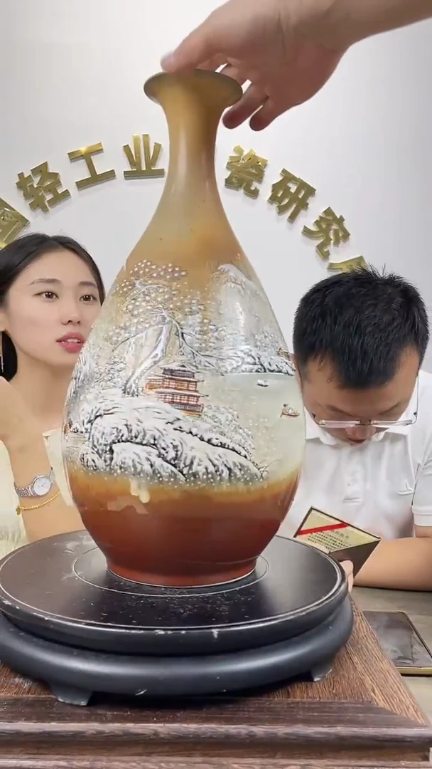 摆件景德镇陶瓷手工手绘摆件
