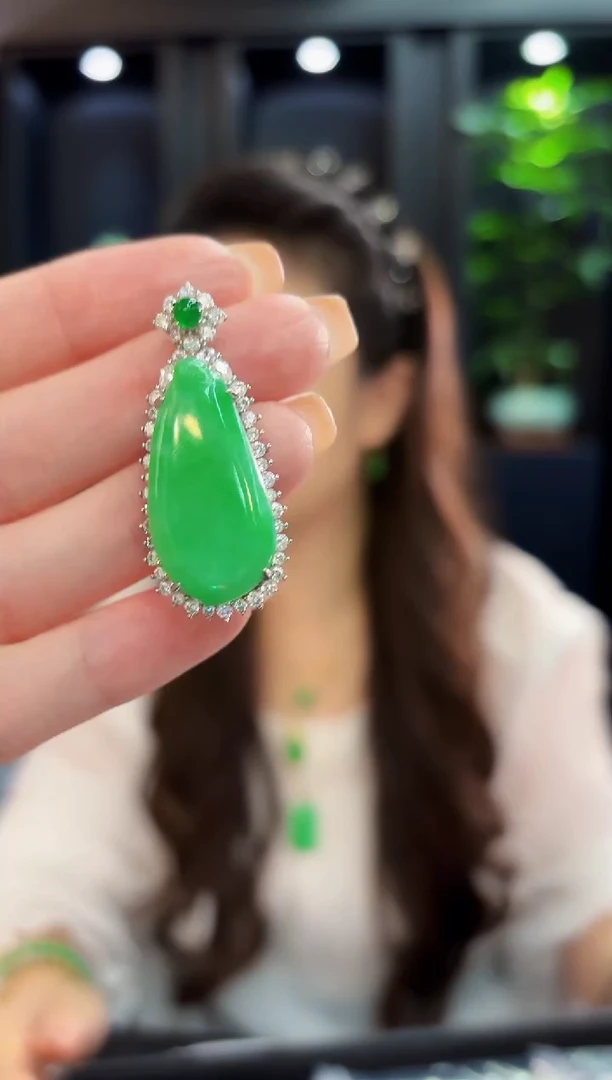 吊坠(不含链)未镶嵌翡翠 缅料A货/支持复检/一件