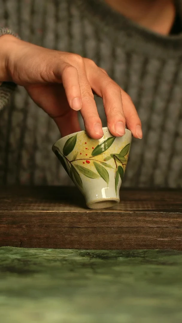 瓷器青诗集手工手绘瓷器