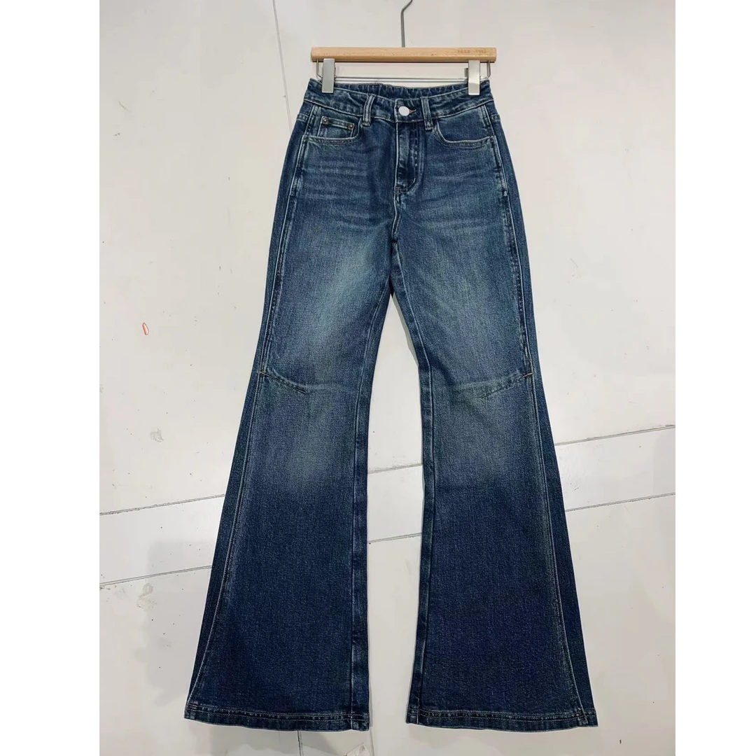 【no退no换 谨慎下单】开叉微喇牛仔裤 249001