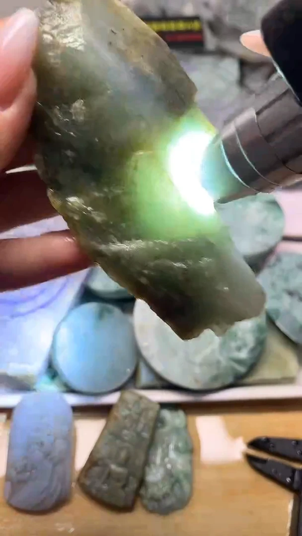 裸石翡翠天然缅甸翡翠A货84