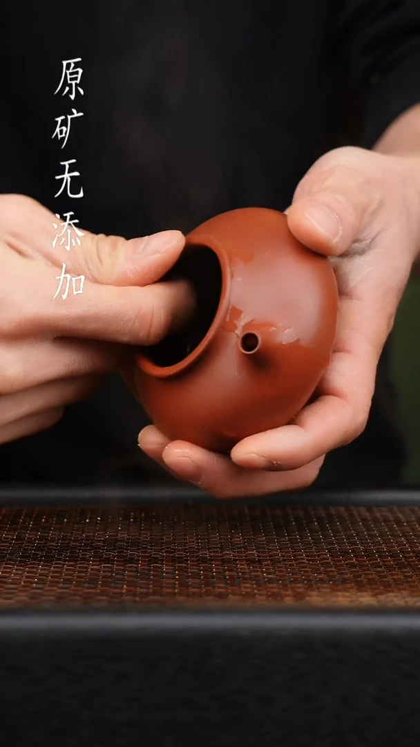 茶壶紫砂上****^宜兴原矿无添加紫砂壶