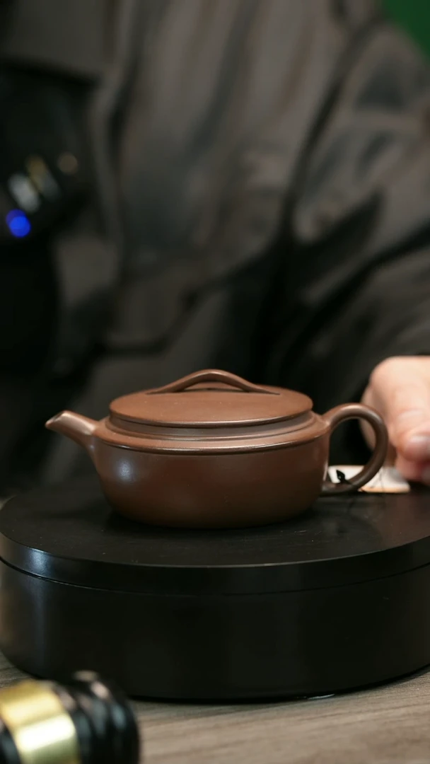 茶壶紫砂༺****私H1601赵信军光素竹瓦