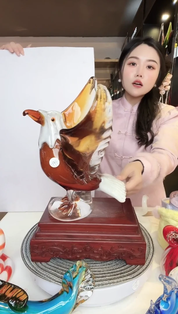 【闪购商品】茶盏琉璃摆件家居摆件