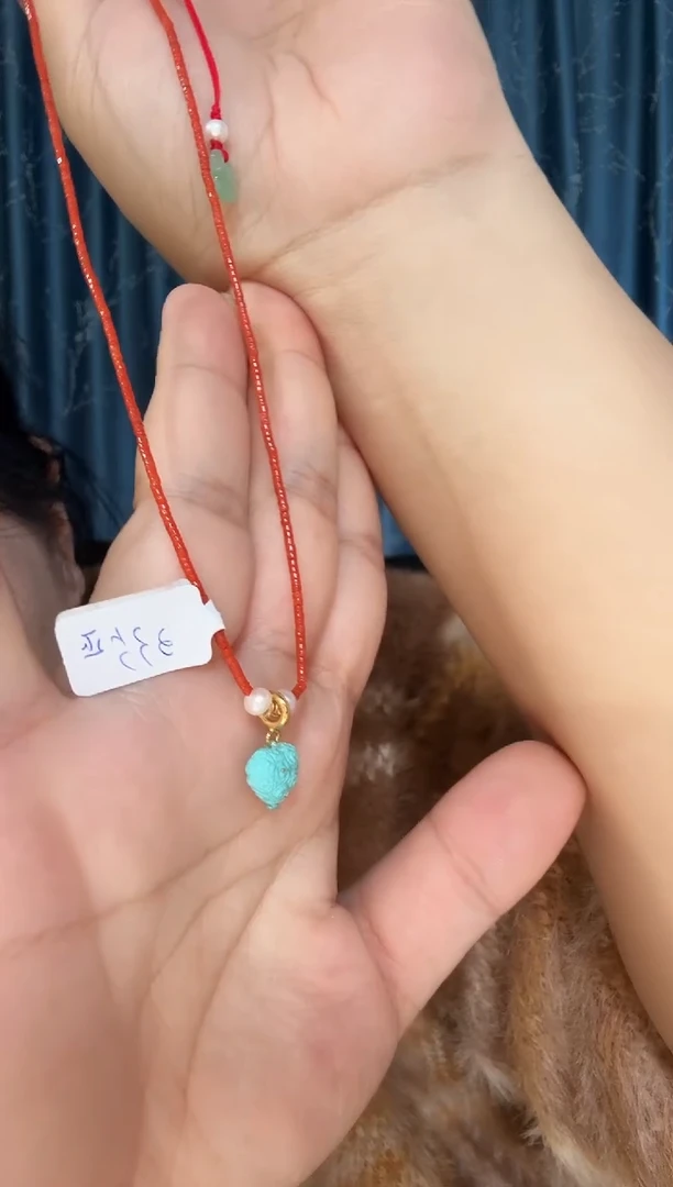 未镶嵌绿松石项链绿松石项链
