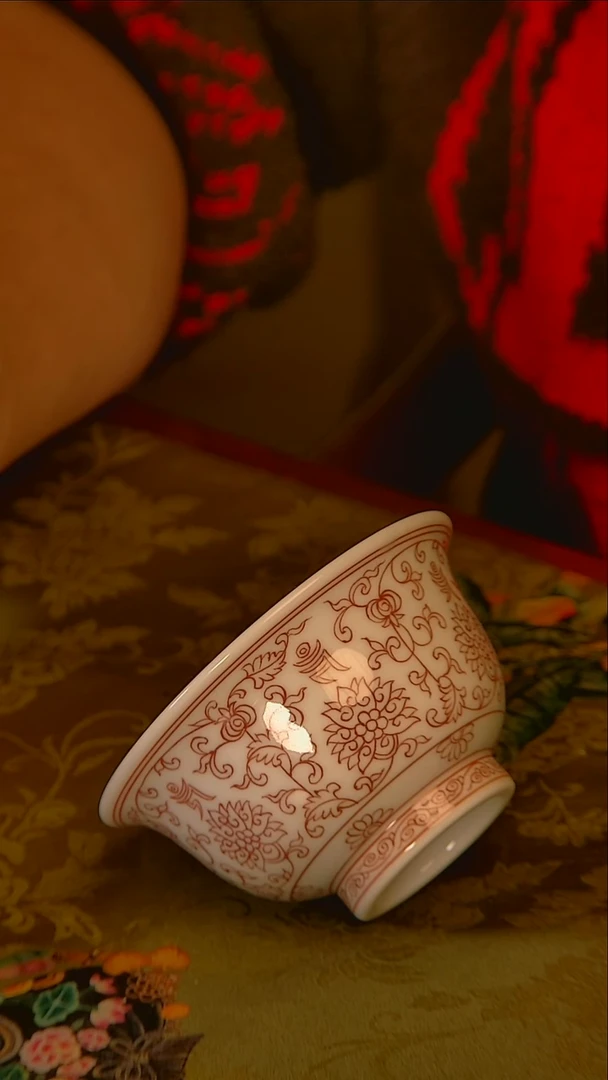 杯手工手绘杯杯很美丽