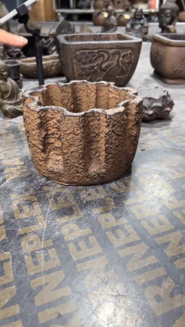 陶土【火山泥】异形花盆