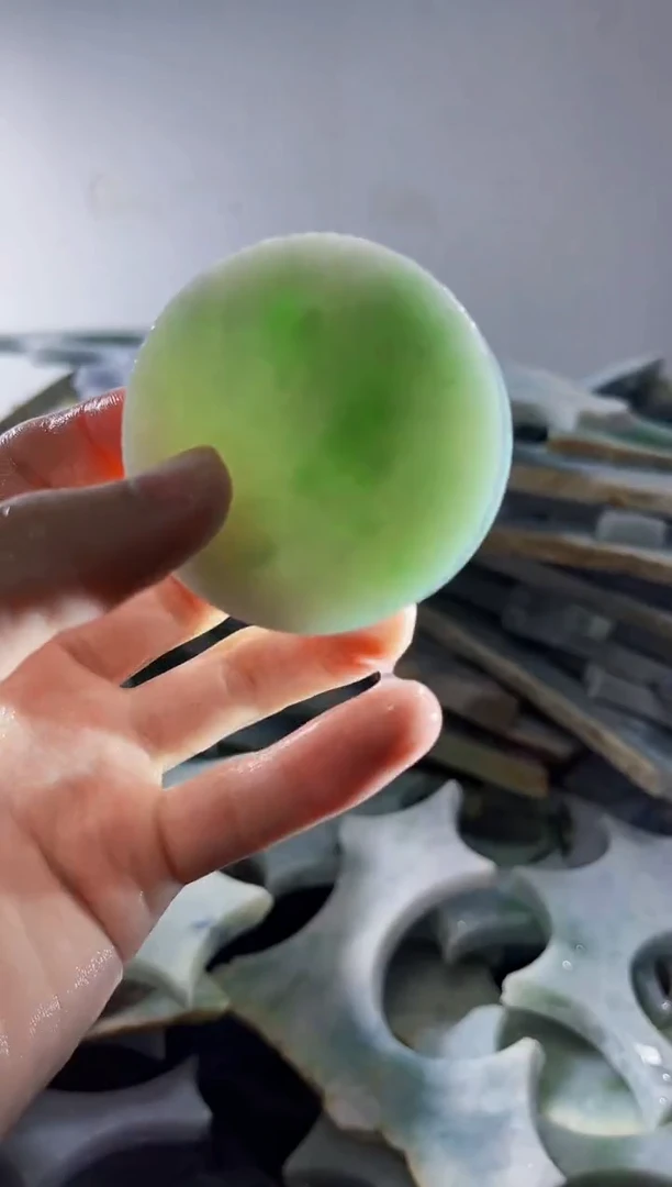 裸石翡翠缅甸翡翠A货文768