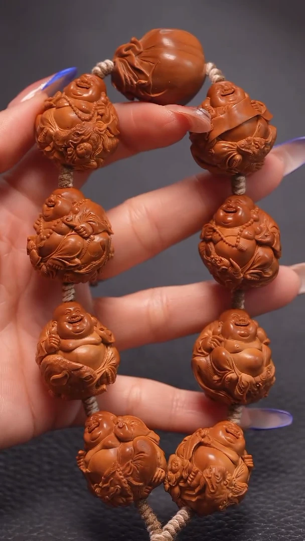 手串橄榄核2.6+/骑兽童子弥勒