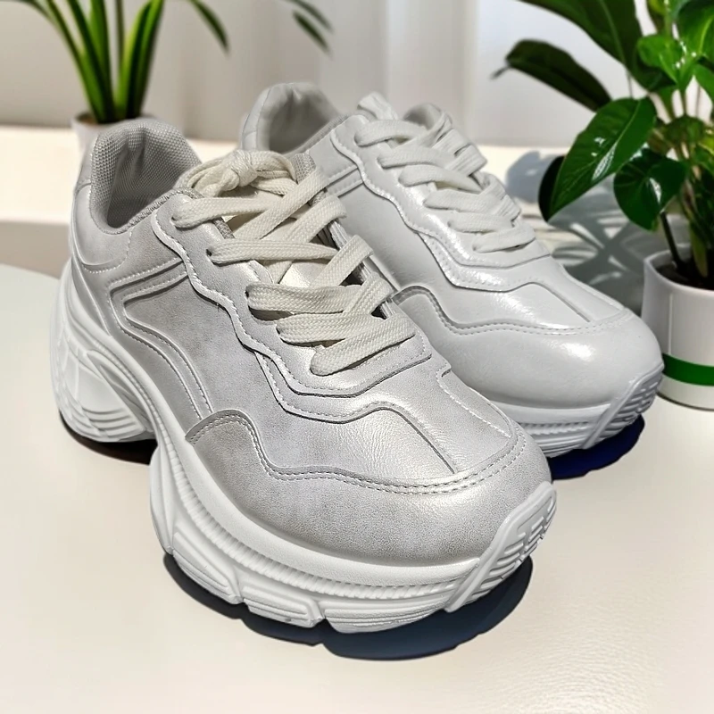 X28女士休闲鞋潮流复古女款韩版鞋子老爹鞋运动鞋43