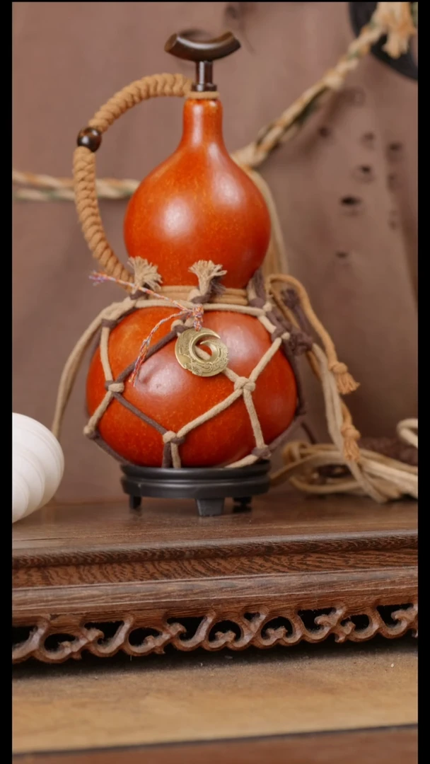 123号精品天然大漆酒葫芦一物一拍~