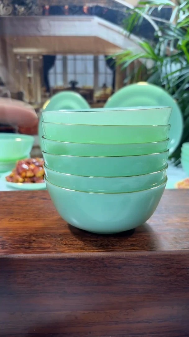 【闪购商品】....5.5英寸玉瓷碗6个口径13.8厘米