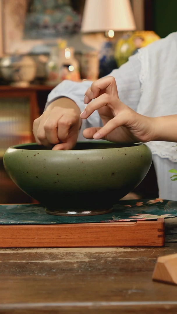 瓷片景德镇纯手工釉下彩精品茶具