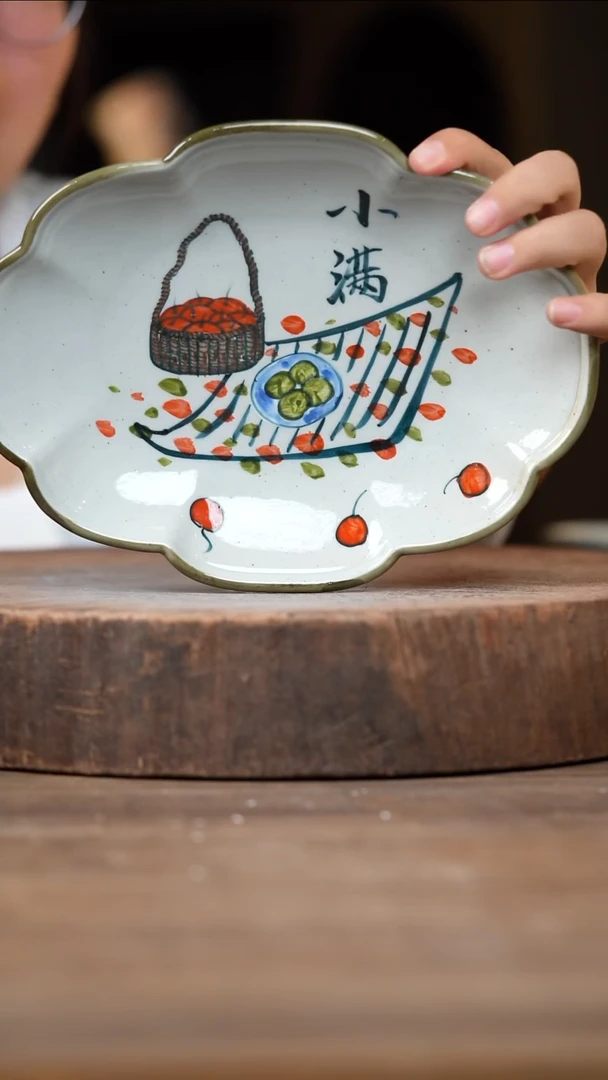 瓷片景德镇高温釉下彩（食品级）