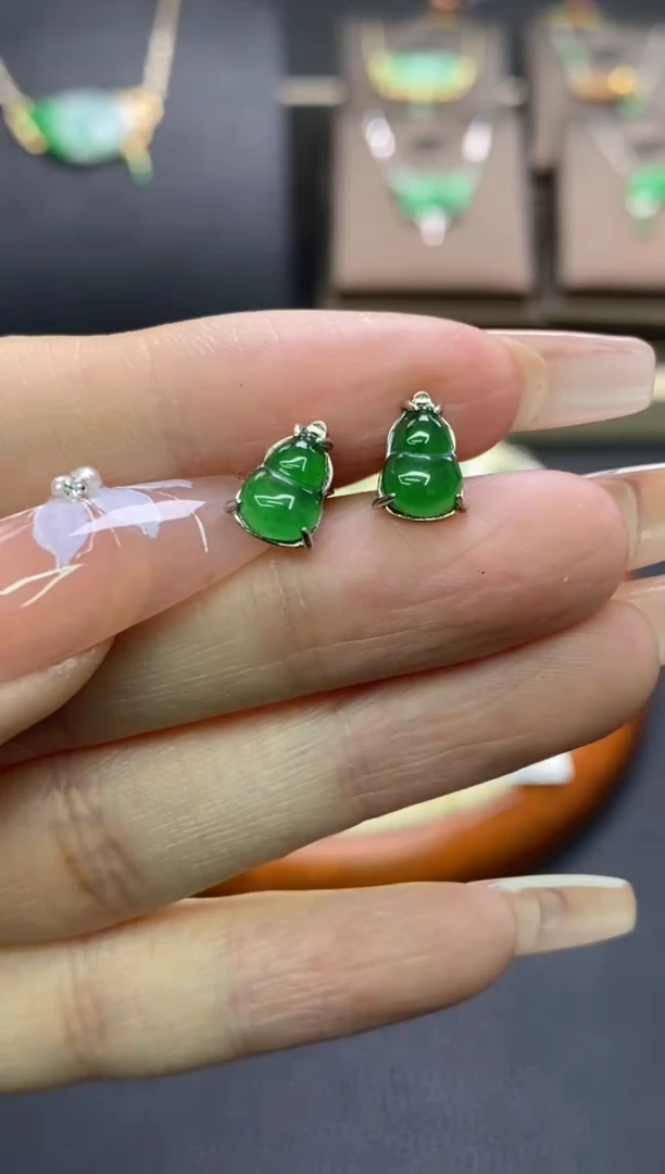 【闪购商品】翡翠颈饰银S925镶嵌净货16021